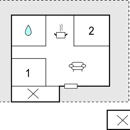 2 Bedroom Awesome In *